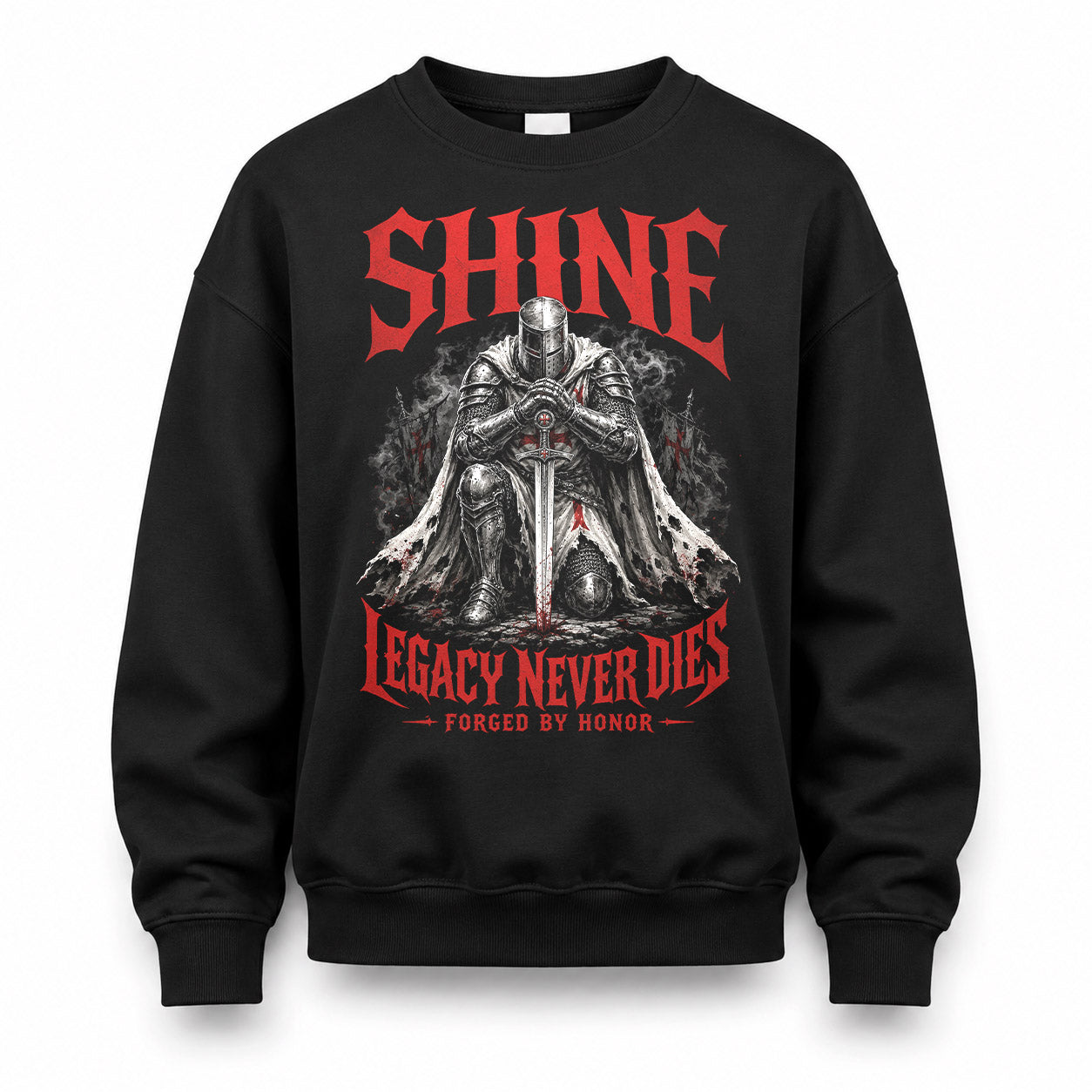 SHINE HS90-K04-109 - NAME Legacy Never Dies Forged By Honor Personalized Knight
