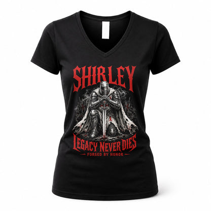 SHIRLEY HS90-K04-109 - NAME Legacy Never Dies Forged By Honor Personalized Knight