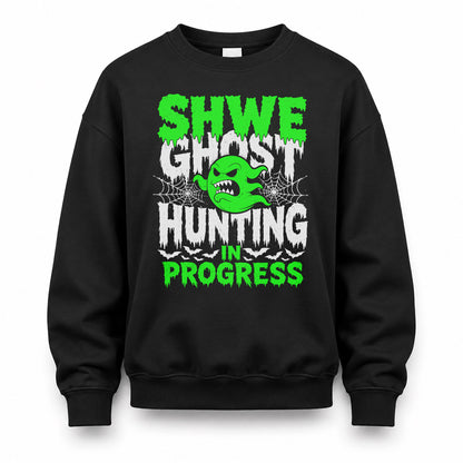 SHWE HW22-K06-109 - NAME Ghost Hunting In Progress Personalized Halloween Shirt