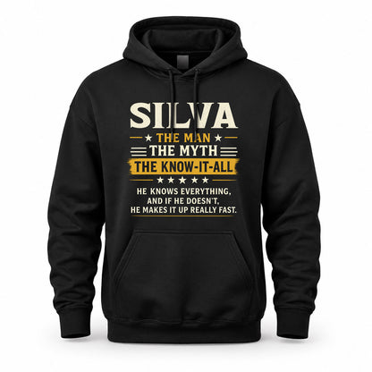 SILVA TM90-K04-125 - NAME Legendary Know-It-All Personalized Funny Shirt