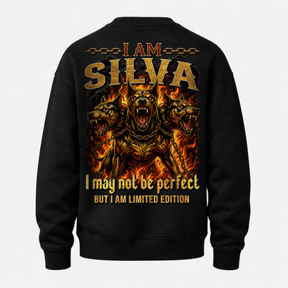 SILVA MP88-F2-168–Personalized Bold Quote Apparel “I Am NAME I May Not Be Perfect But I Am Limited Edition