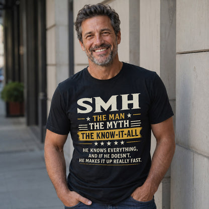 SMH TM90-K04-125 - NAME Legendary Know-It-All Personalized Funny Shirt