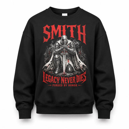SMITH HS90-K04-109 - NAME Legacy Never Dies Forged By Honor Personalized Knight