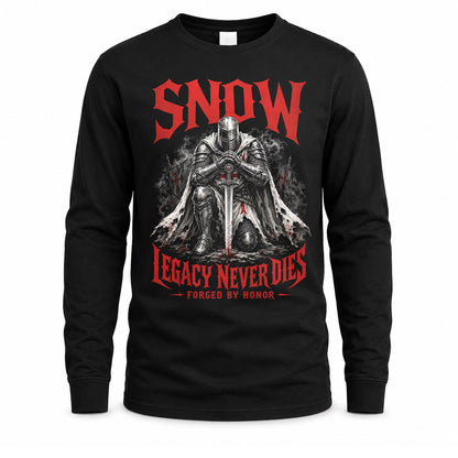 SNOW HS90-K04-109 - NAME Legacy Never Dies Forged By Honor Personalized Knight