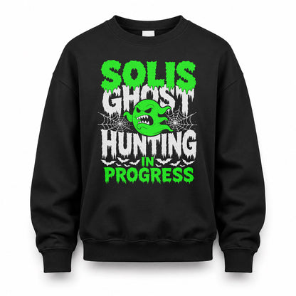 SOLIS HW22-K06-109 - NAME Ghost Hunting In Progress Personalized Halloween Shirt