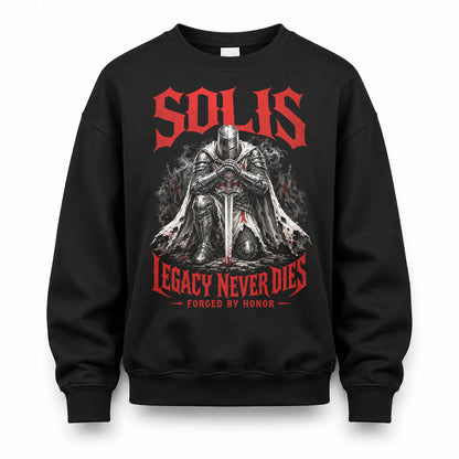 SOLIS HS90-K04-109 - NAME Legacy Never Dies Forged By Honor Personalized Knight