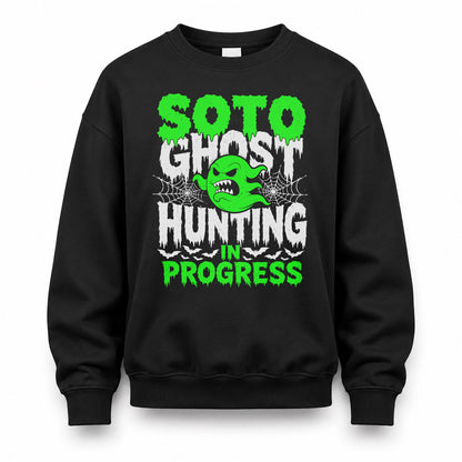 SOTO HW22-K06-109 - NAME Ghost Hunting In Progress Personalized Halloween Shirt