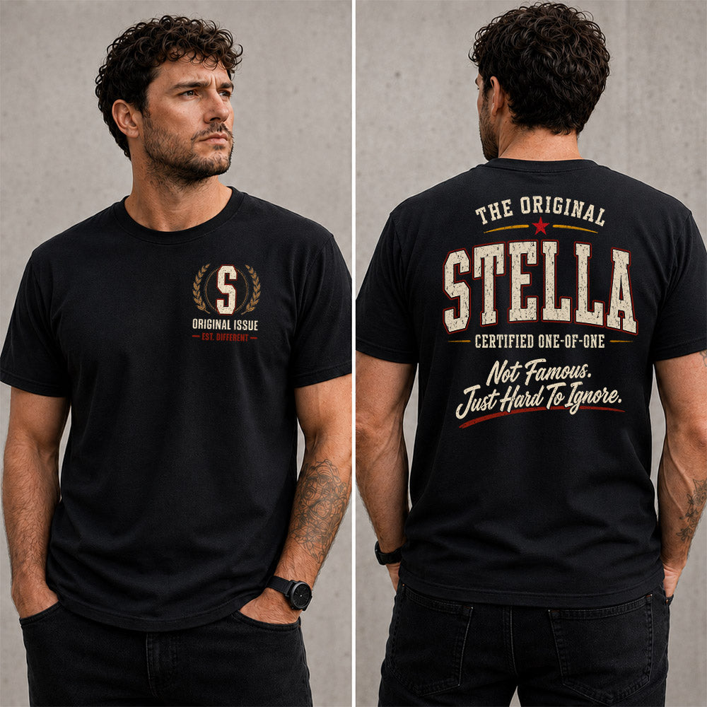 STELLA W68-F2-168 – Personalized Original Issue Apparel “The Original NAME Certified One-of-One"