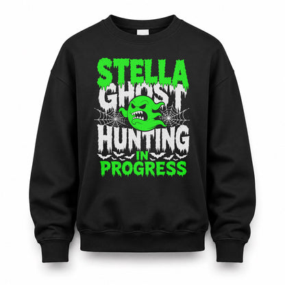 STELLA HW22-K06-109 - NAME Ghost Hunting In Progress Personalized Halloween Shirt