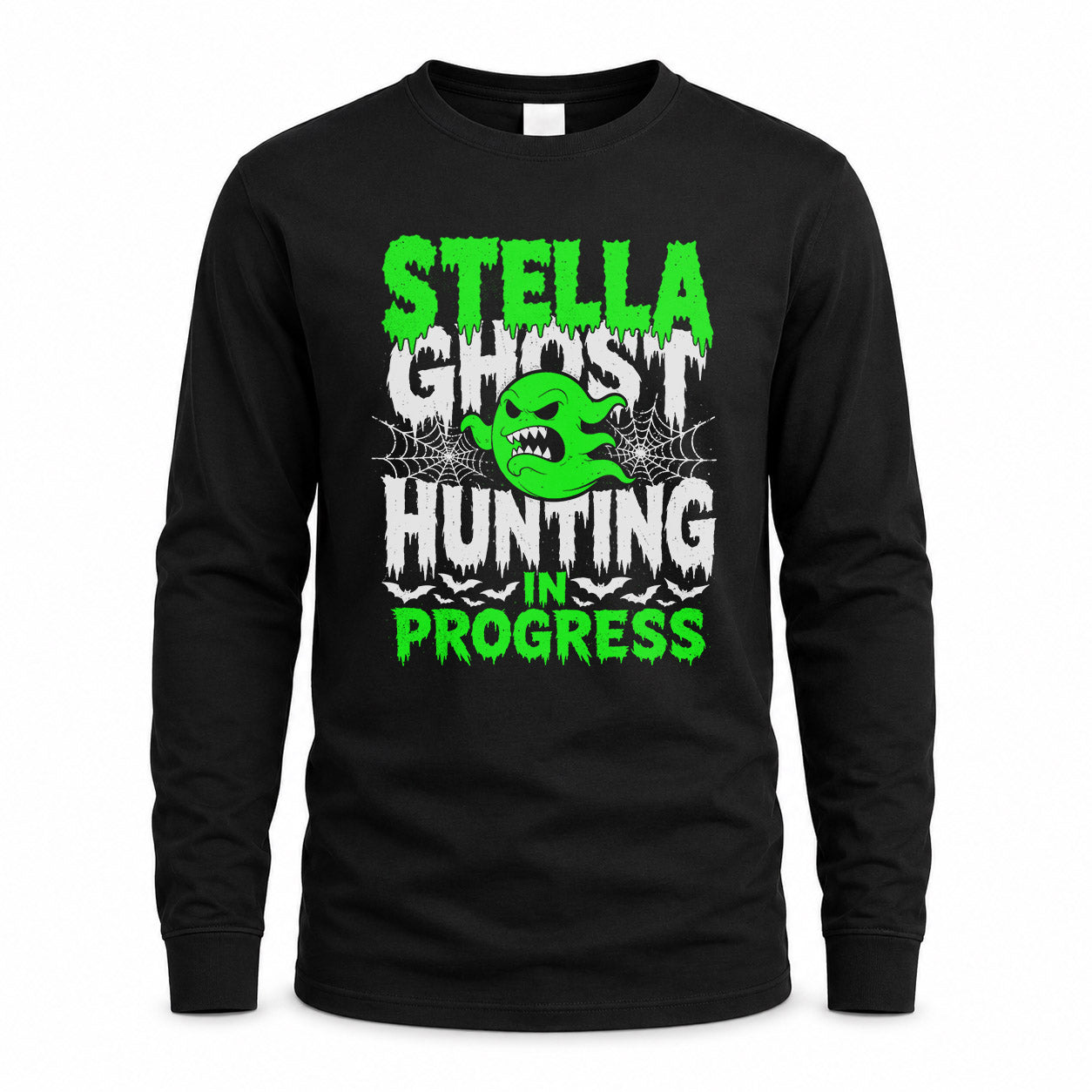 STELLA HW22-K06-109 - NAME Ghost Hunting In Progress Personalized Halloween Shirt