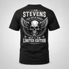 STEVENS P01-K24-229 – Personalized Skull Graphic Apparel “I Am NAME I May Not Be Perfect But I Am Limited Edition”