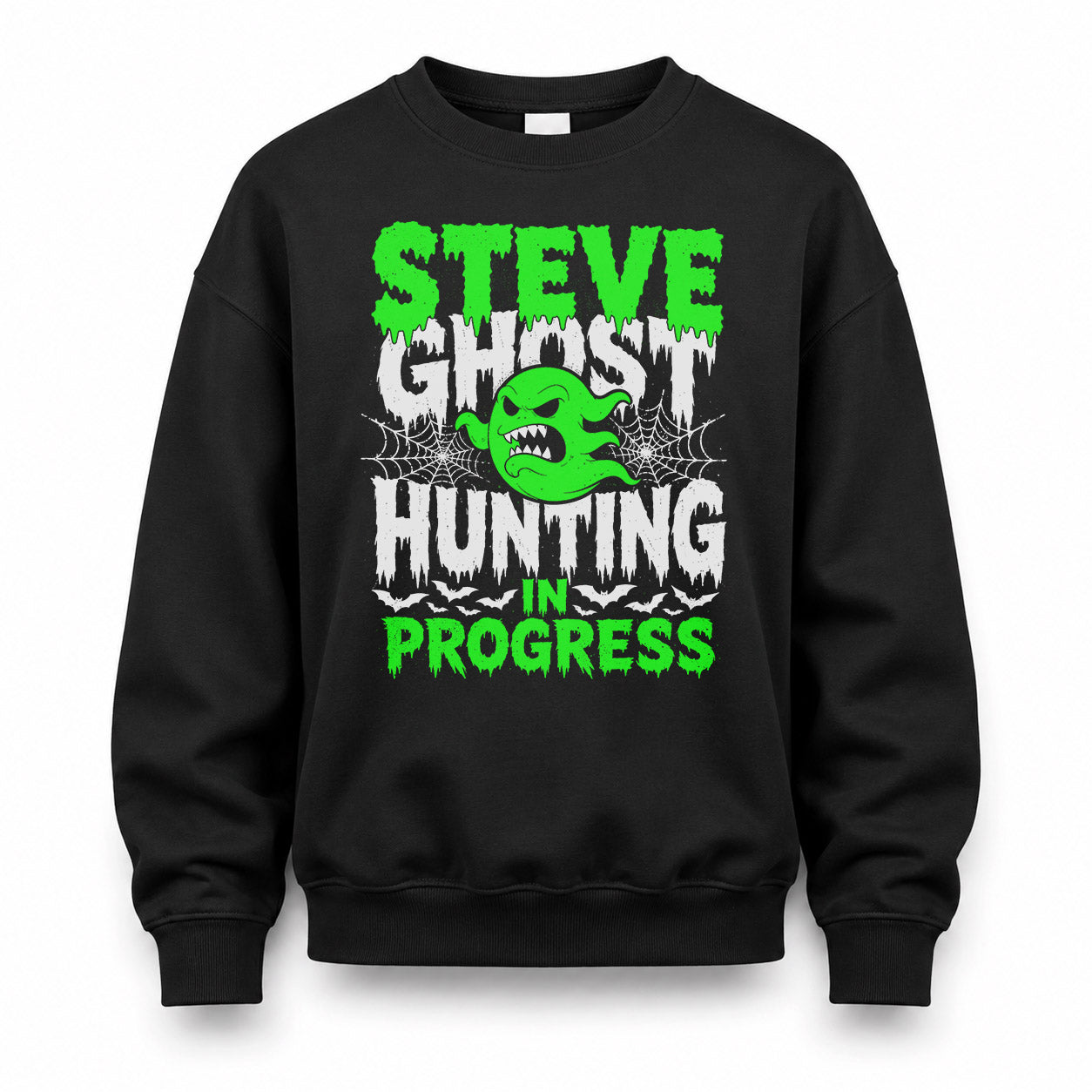 STEVE HW22-K06-109 - NAME Ghost Hunting In Progress Personalized Halloween Shirt