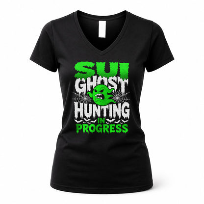SUI HW22-K06-109 - NAME Ghost Hunting In Progress Personalized Halloween Shirt