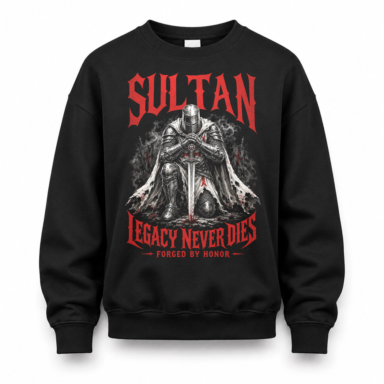 SULTAN HS90-K04-109 - NAME Legacy Never Dies Forged By Honor Personalized Knight