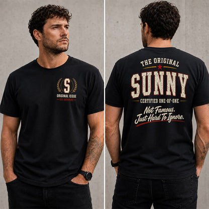 SUNNY W68-F2-168 – Personalized Original Issue Apparel “The Original NAME Certified One-of-One"
