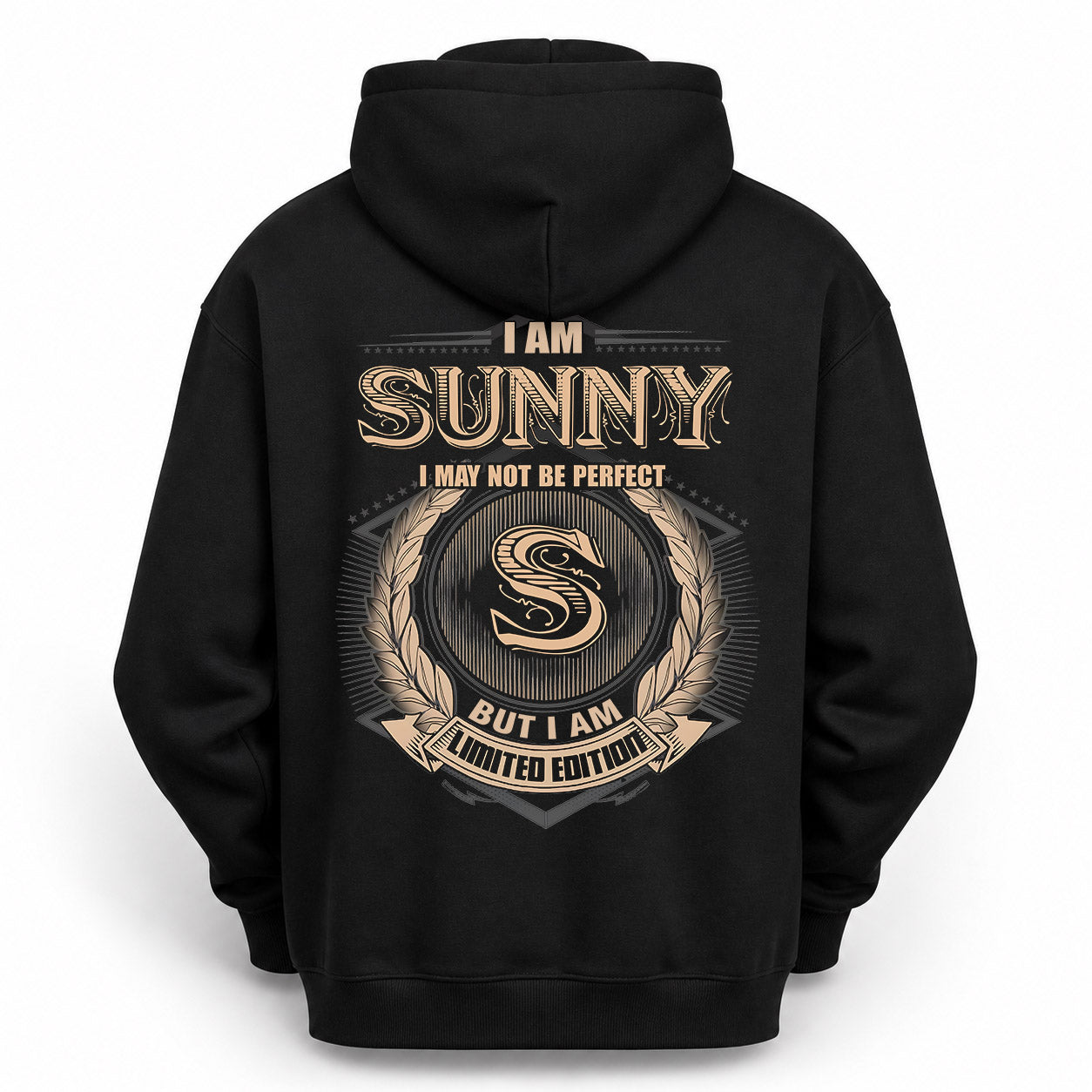 SUNNY PH55-T25-Personalized Name Quote Apparel “I Am NAME May Not Be Perfect But I Am Limited Edition”