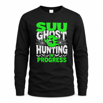SUU HW22-K06-109 - NAME Ghost Hunting In Progress Personalized Halloween Shirt