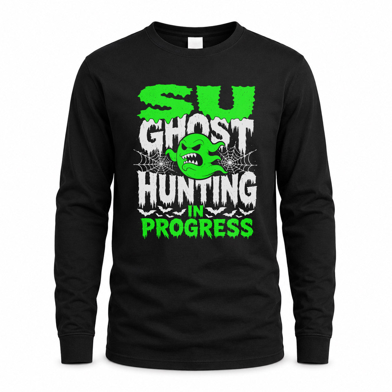 SU HW22-K06-109 - NAME Ghost Hunting In Progress Personalized Halloween Shirt