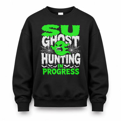SU HW22-K06-109 - NAME Ghost Hunting In Progress Personalized Halloween Shirt