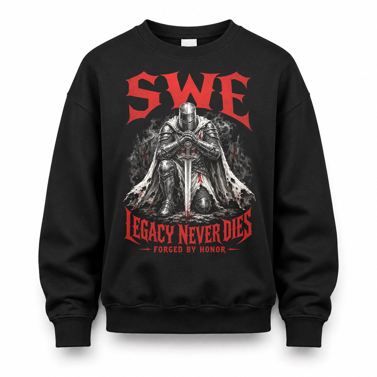 SWE HS90-K04-109 - NAME Legacy Never Dies Forged By Honor Personalized Knight