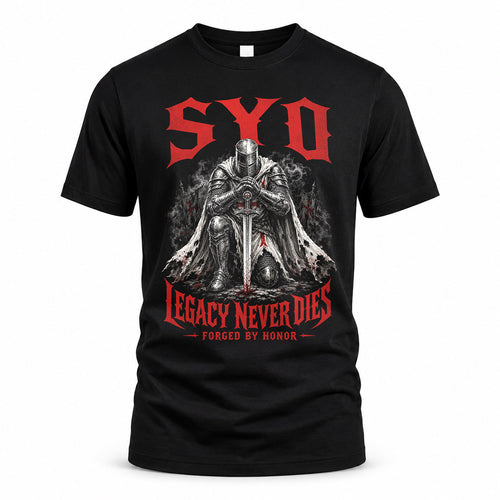 SYD HS90-K04-109 - NAME Legacy Never Dies Forged By Honor Personalized Knight