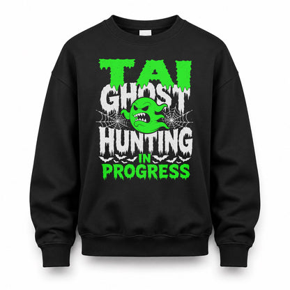 TAI HW22-K06-109 - NAME Ghost Hunting In Progress Personalized Halloween Shirt