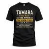 TAMARA TM90-K04-125 - NAME Legendary Know-It-All Personalized Funny Shirt