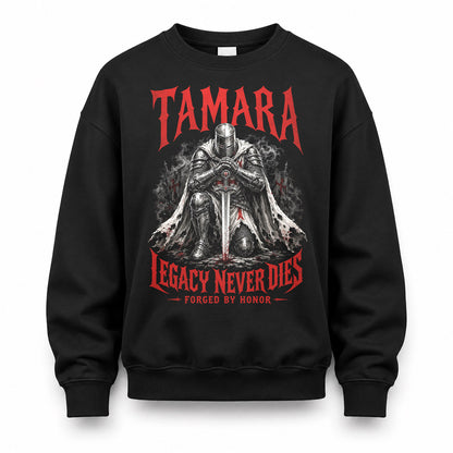 TAMARA HS90-K04-109 - NAME Legacy Never Dies Forged By Honor Personalized Knight