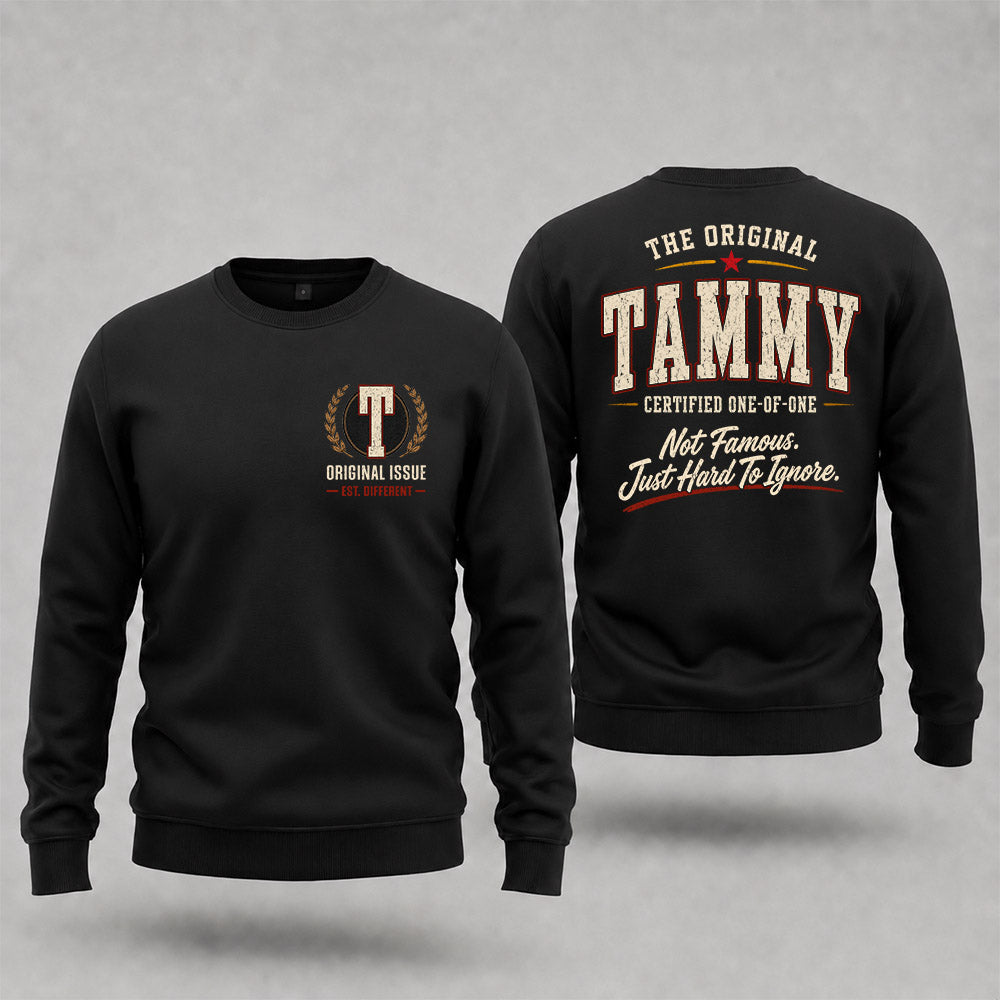 TAMMY W68-F2-168 – Personalized Original Issue Apparel “The Original NAME Certified One-of-One"