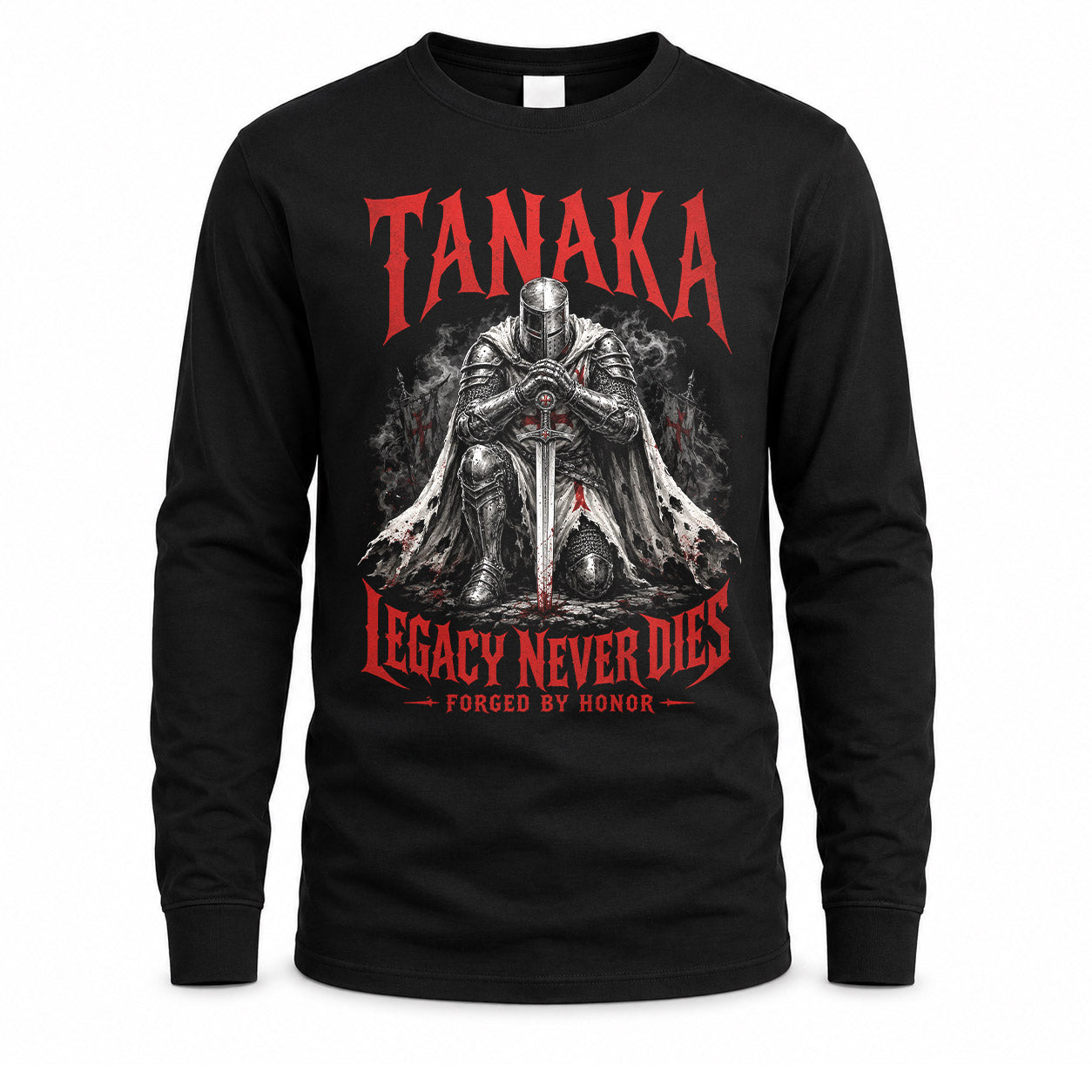 TANAKA HS90-K04-109 - NAME Legacy Never Dies Forged By Honor Personalized Knight