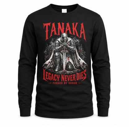 TANAKA HS90-K04-109 - NAME Legacy Never Dies Forged By Honor Personalized Knight