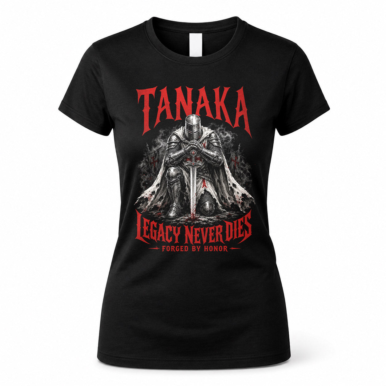 TANAKA HS90-K04-109 - NAME Legacy Never Dies Forged By Honor Personalized Knight