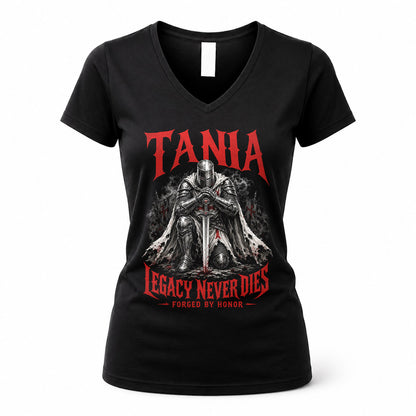 TANIA HS90-K04-109 - NAME Legacy Never Dies Forged By Honor Personalized Knight