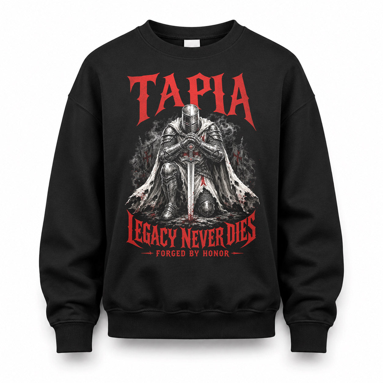 TAPIA HS90-K04-109 - NAME Legacy Never Dies Forged By Honor Personalized Knight