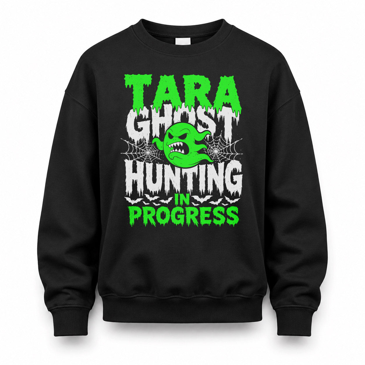TARA HW22-K06-109 - NAME Ghost Hunting In Progress Personalized Halloween Shirt