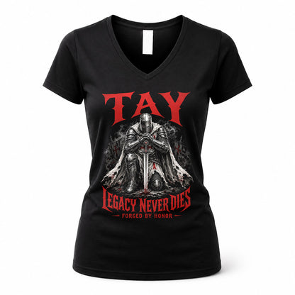 TAY HS90-K04-109 - NAME Legacy Never Dies Forged By Honor Personalized Knight
