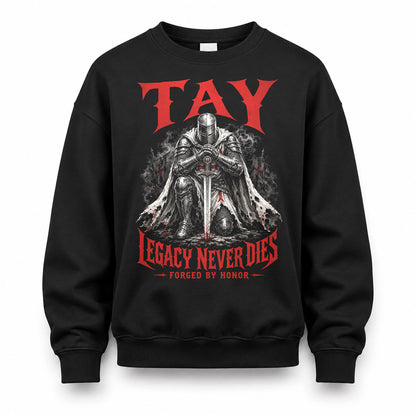 TAY HS90-K04-109 - NAME Legacy Never Dies Forged By Honor Personalized Knight