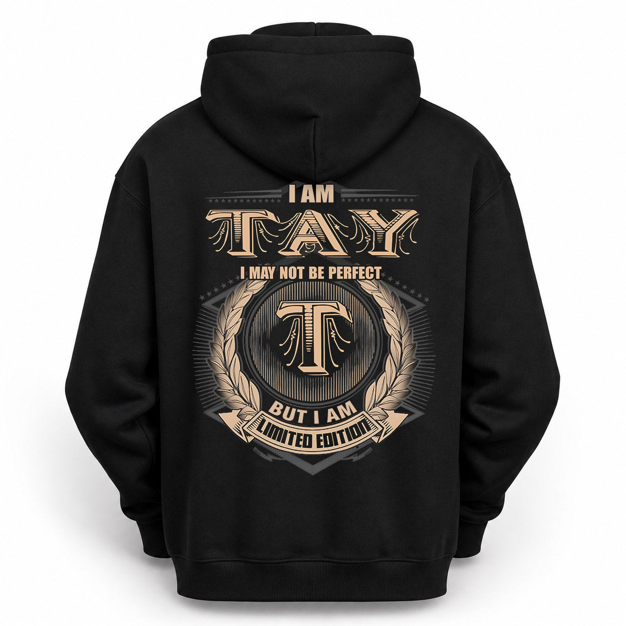 TAY PH55-T25-Personalized Name Quote Apparel “I Am NAME May Not Be Perfect But I Am Limited Edition”