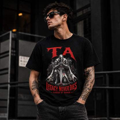 TA HS90-K04-109 - NAME Legacy Never Dies Forged By Honor Personalized Knight