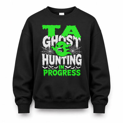 TA HW22-K06-109 - NAME Ghost Hunting In Progress Personalized Halloween Shirt