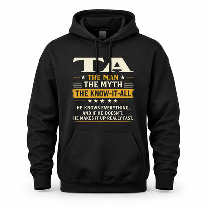 TA TM90-K04-125 - NAME Legendary Know-It-All Personalized Funny Shirt