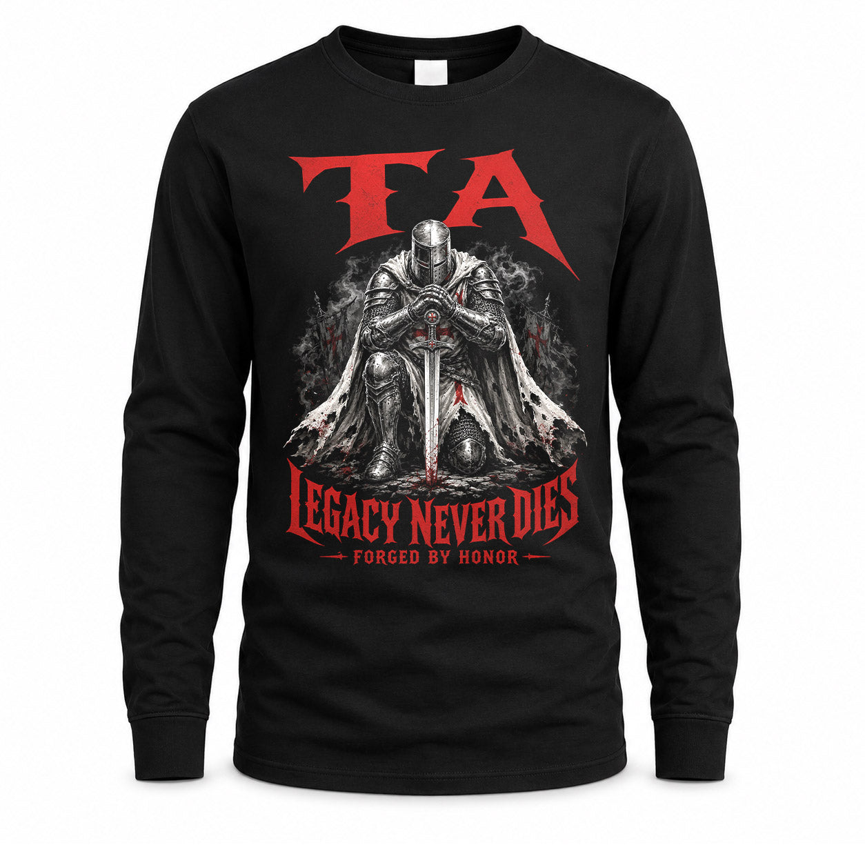 TA HS90-K04-109 - NAME Legacy Never Dies Forged By Honor Personalized Knight