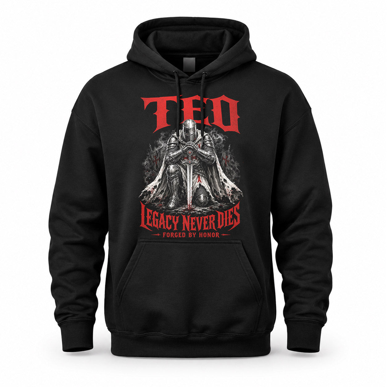 TED HS90-K04-109 - NAME Legacy Never Dies Forged By Honor Personalized Knight