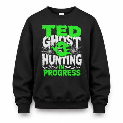 TED HW22-K06-109 - NAME Ghost Hunting In Progress Personalized Halloween Shirt