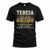 TERESA TM90-K04-125 - NAME Legendary Know-It-All Personalized Funny Shirt