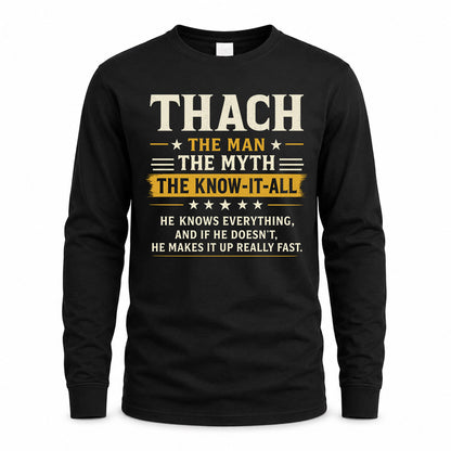 THACH TM90-K04-125 - NAME Legendary Know-It-All Personalized Funny Shirt
