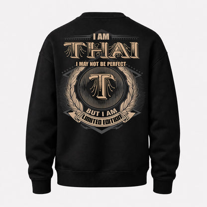 THAI PH55-T25-Personalized Name Quote Apparel “I Am NAME May Not Be Perfect But I Am Limited Edition”