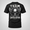 THAM P01-K24-229 – Personalized Skull Graphic Apparel “I Am NAME I May Not Be Perfect But I Am Limited Edition”
