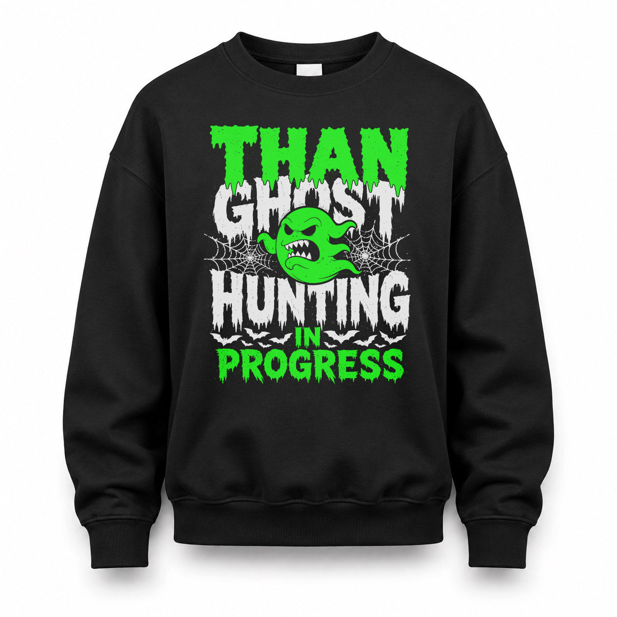 THAN HW22-K06-109 - NAME Ghost Hunting In Progress Personalized Halloween Shirt