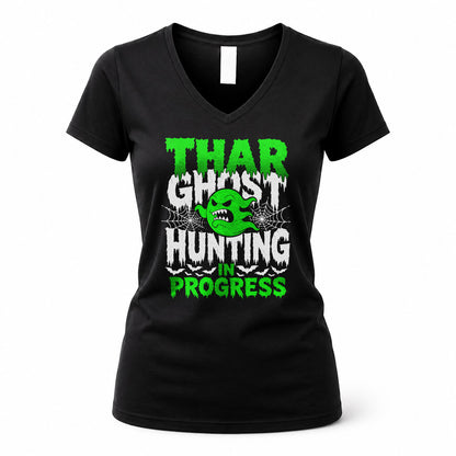 THAR HW22-K06-109 - NAME Ghost Hunting In Progress Personalized Halloween Shirt